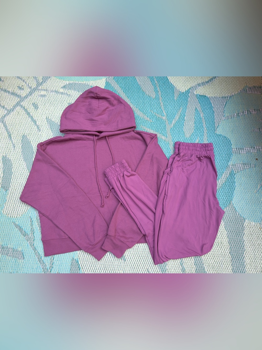 Purple Lounge Hoodie & Jogger Set